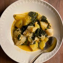 A picture of Spanish Cod Fish Stew ala Alvarado.