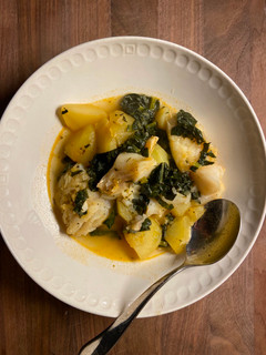 A picture of Spanish Cod Fish Stew ala Alvarado.
