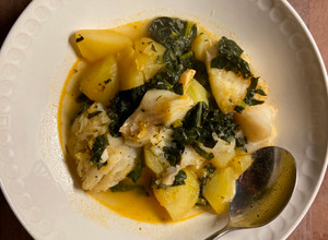 A picture of Spanish Cod Fish Stew ala Alvarado.