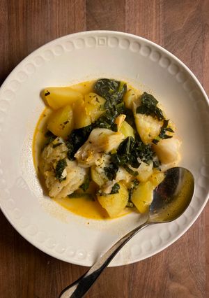 A picture of Spanish Cod Fish Stew ala Alvarado.