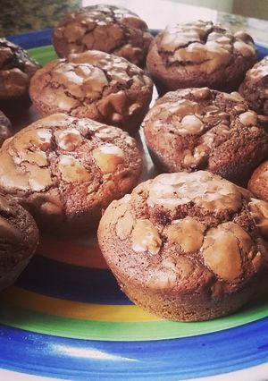 Una foto de Muffins de brownie