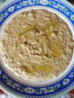 صورة لوصفة فول بالطحينة