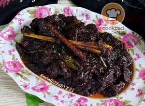 Gambar Daging Masak Hitam Berempah