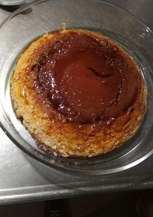 Una foto de Flan casero