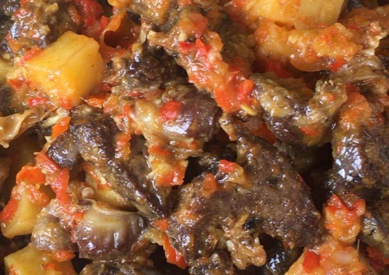 Sambal kentang ati empela