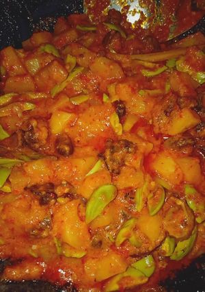 Foto resep Sambel goreng ati kentang pete