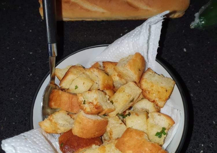 Recipe of Perfect My homemade garlic croutons