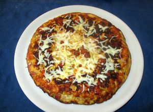 Foto di Frittata ai fiori di zucca con cotto e fontina