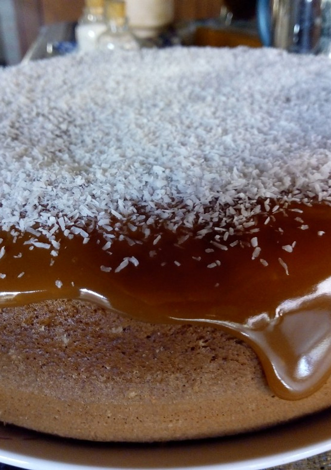 Una foto de Bizcochuelo de dulce de leche súper fácil