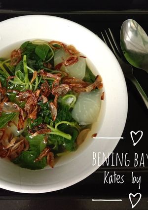 Foto resep Bening Bayam & Kates
