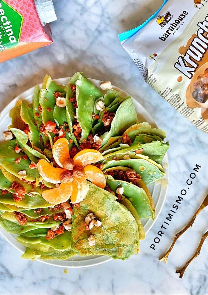Una foto de Crepes Hulk Proteicas con extra de proteína