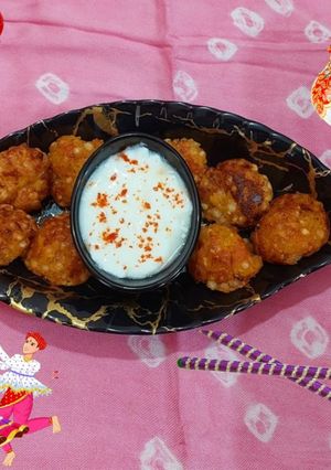 A picture of Farali sago appam.