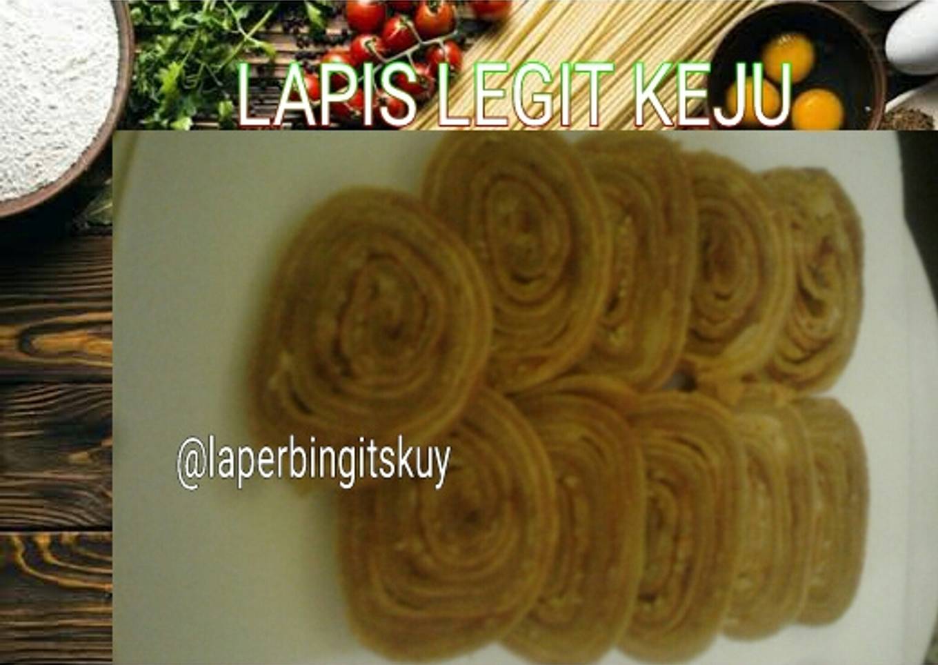 Lapis Legit Keju Gulung Teflon Super Enak