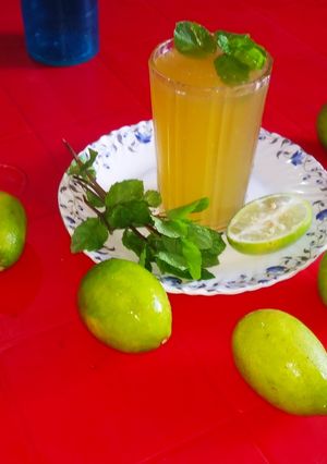 A picture of Jaggery Gandhoraj Lemon Sarbat.