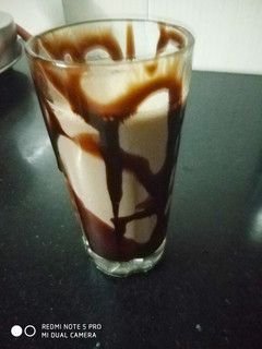 A picture of Chocolate shake.