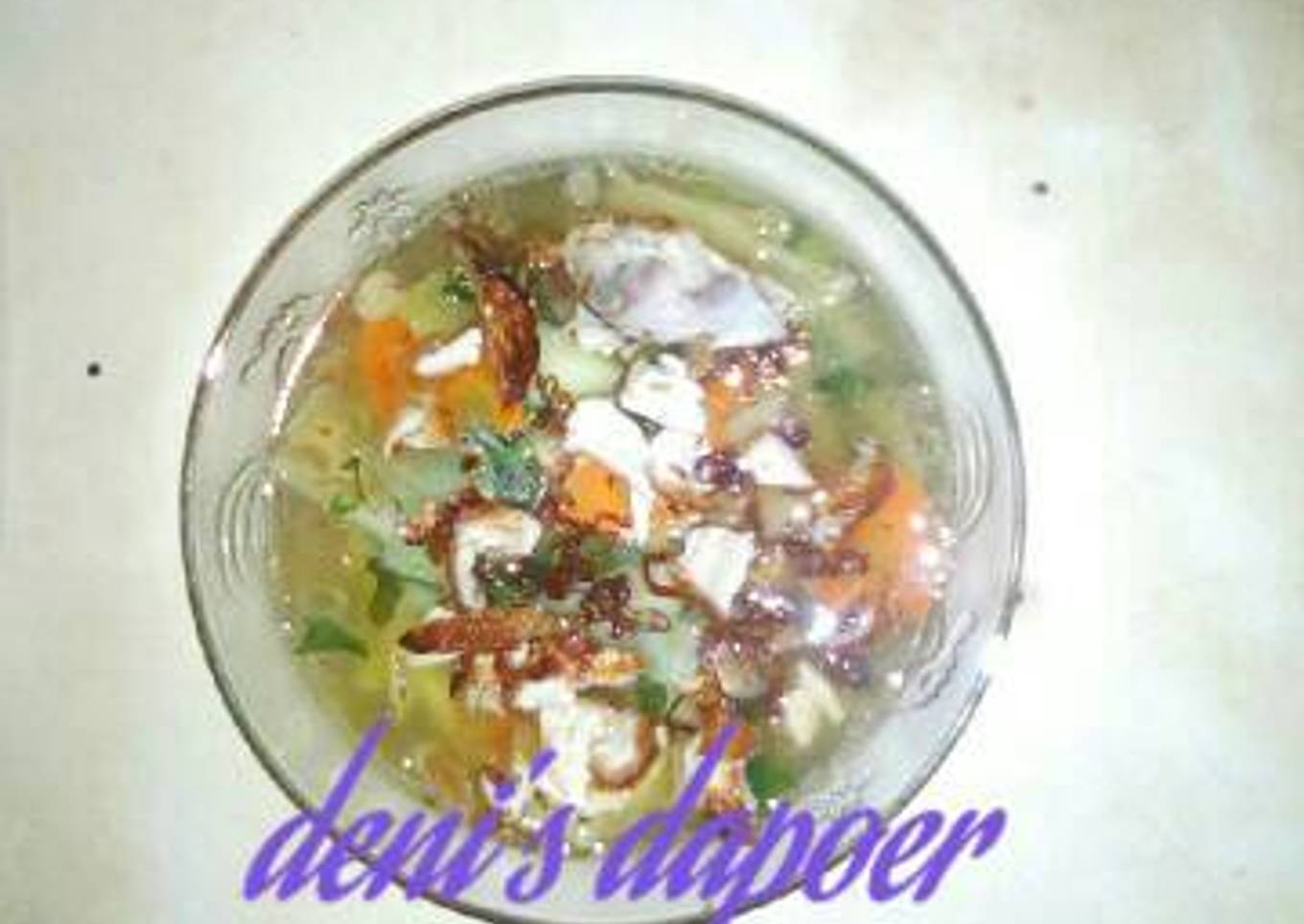 Soup ayam simple