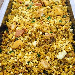 A picture of Biryani rice.