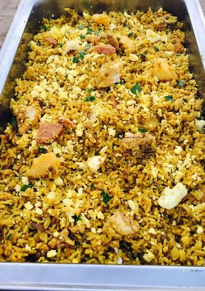 A picture of Biryani rice.