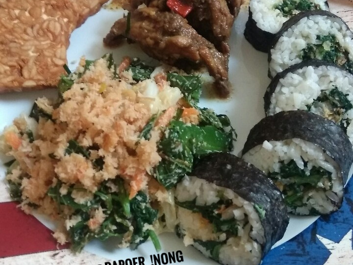 Cara Bikin Sushi Isi Urap Sayur Rebon Enak