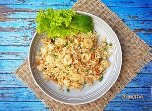 Foto resep Nasi Goreng Chikuwa (dg bumbu ala Nasi Goreng Hongkong)