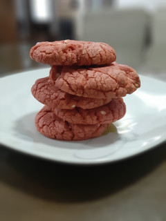 Φωτογραφία της συνταγής Red velvet cookies