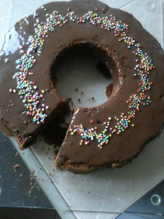 Una foto de Pastel de chocolate