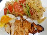 อกไก่ย่าง ส้มตำปลาร้า