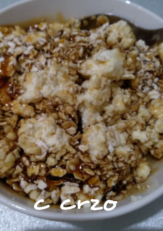 Una foto de Calostros de vaca con avena y miel