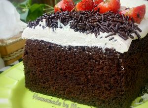 Foto resep Cake coklat kukus topping suka suka