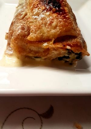 Una foto de Canelones "Rapiditos" gratín acelga y atún
