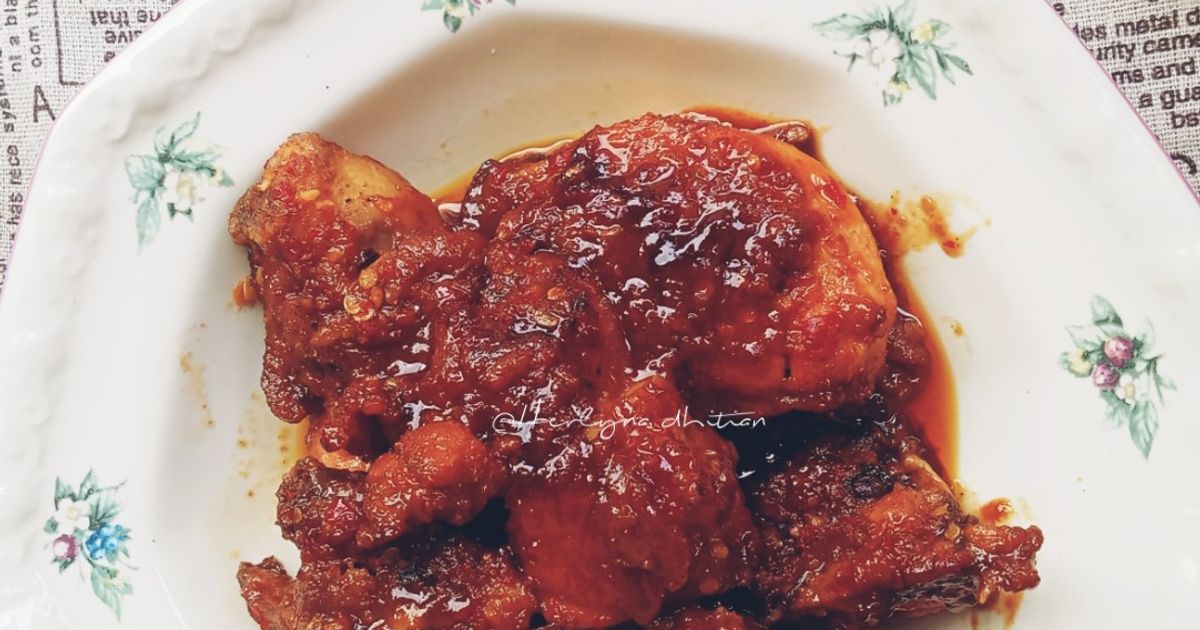 Resep Ayam Bumbu Rujak oleh Herlyna Dhitian - Cookpad
