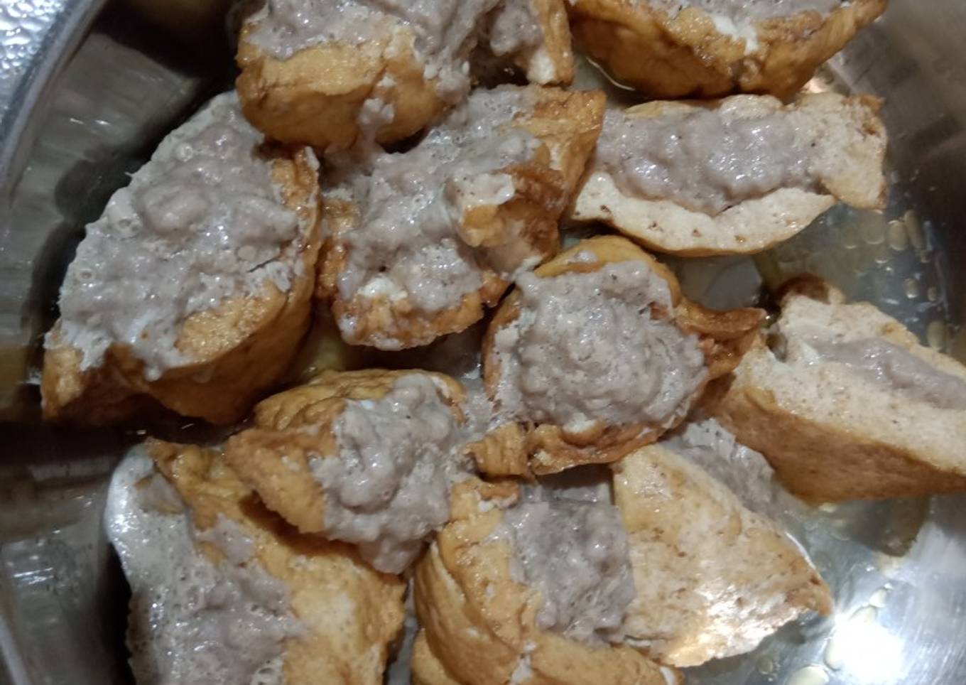 Tahu Isi daging giling (non halal)