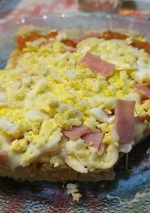Una foto de Pizza casera
