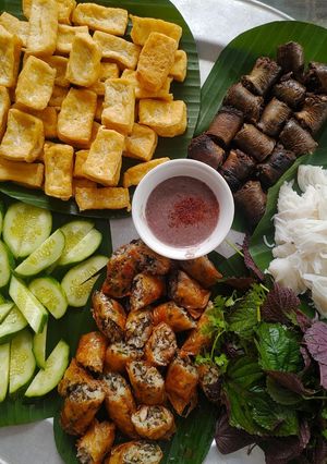 Hình của món Bún đậu mắm tôm.