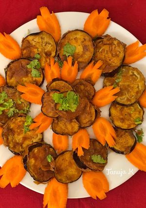 A picture of Brinjal crispy fry.