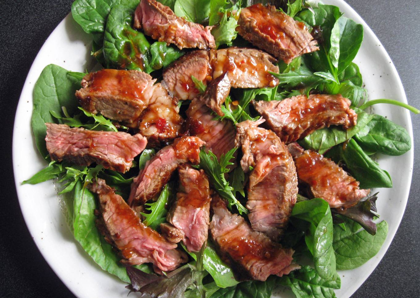 Steak Salad with Ponzu Based Dressing