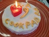 Joyeux anniversaire Cookpad France 🎉🎉🎊🎊🎂🎂🍭