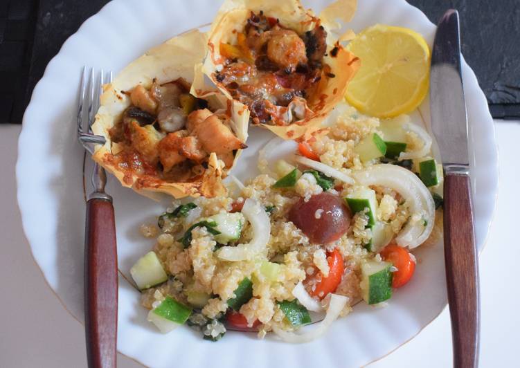 Recipe of Homemade Chicken/veggie baskets