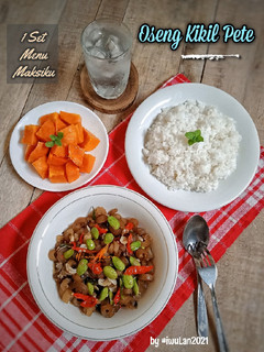Foto resep Oseng Kikil Pete (1 Set Menu Maksiku)