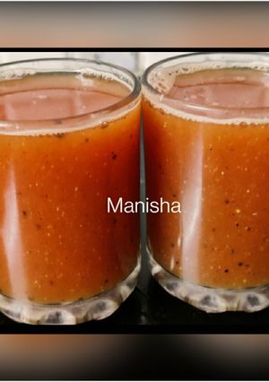 A picture of Carrot Tomato Soup.