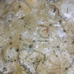 A picture of Shahi creamy cheese chicken.