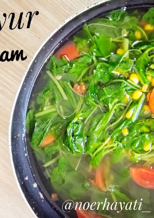 Foto resep Sayur Bayam Simpel