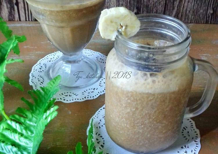 Resep Banana Smoothie With Cappucino, Bisa Manjain Lidah