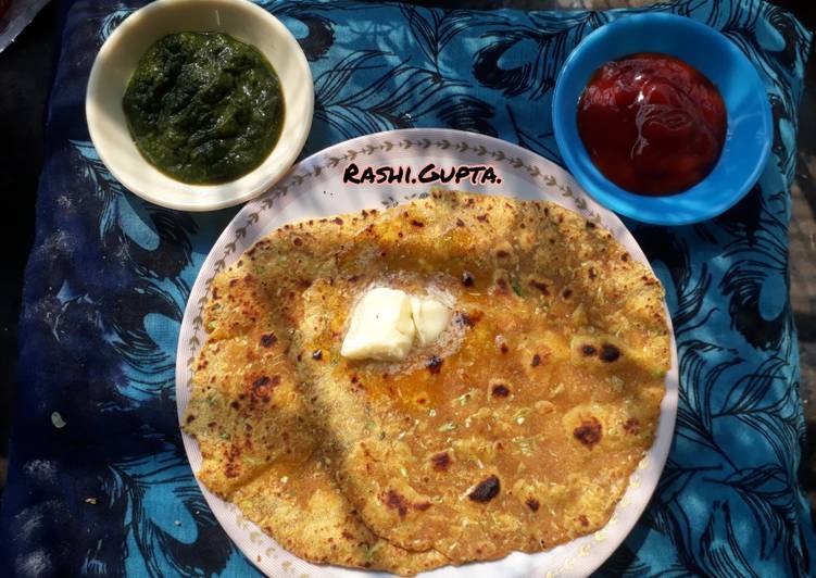 Easiest Way to Prepare Favorite Butter Cabbage paratha