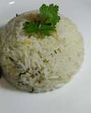 Arroz blanco al perejil