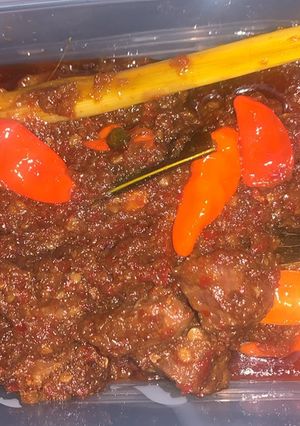 Foto resep Oseng daging mercon