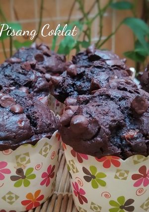 Foto resep Muffin Pisang Cokelat