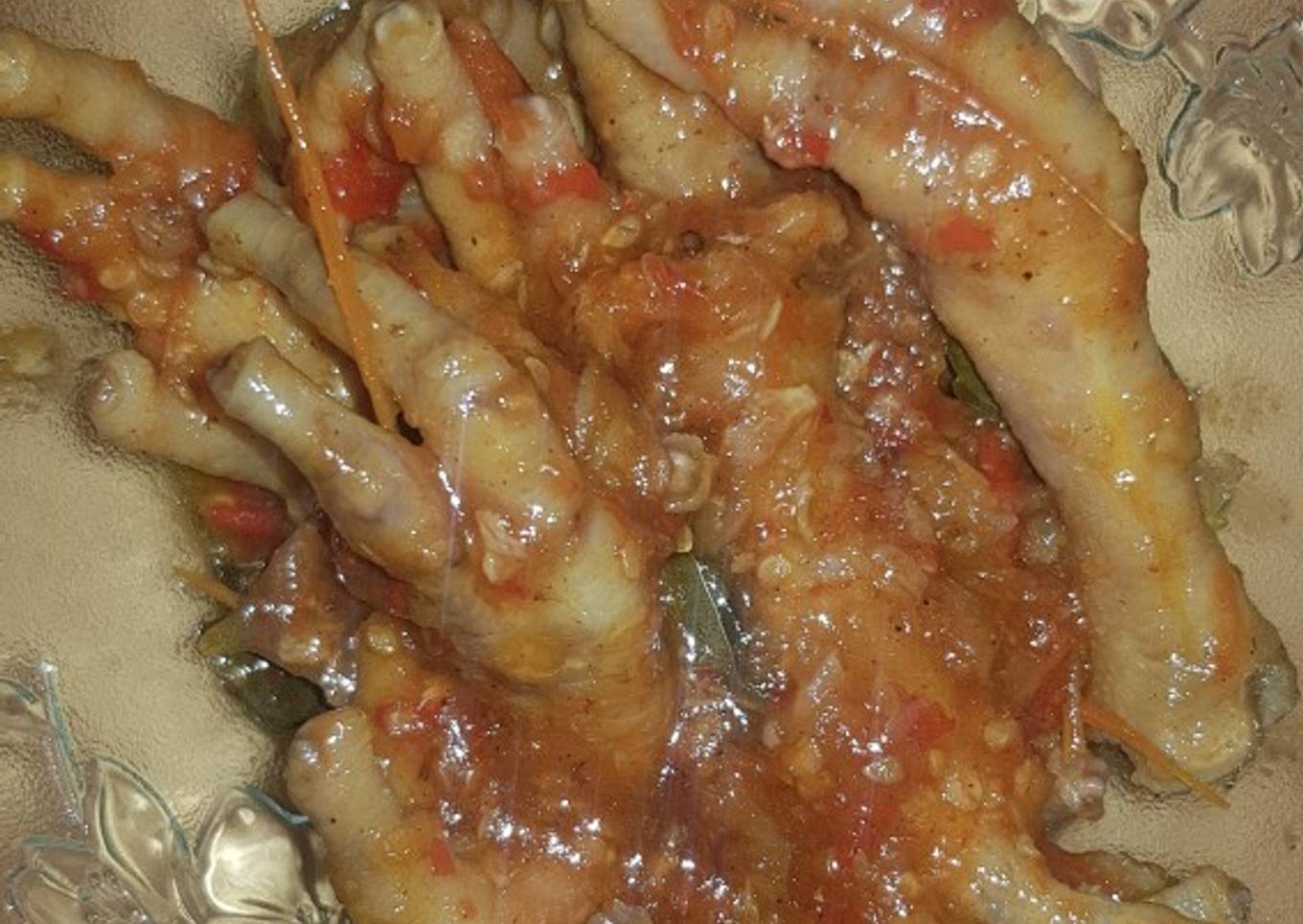Ceker mercon pedas manis