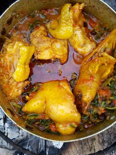 A picture of Vegetable stew with turkey.