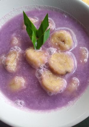 Foto resep Kolak kuah ungu 💜